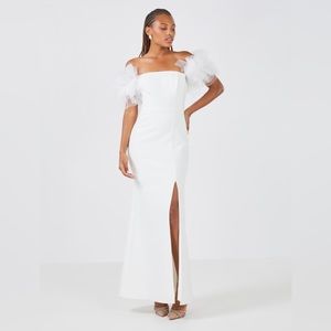 THEODORA OFF-THE-SHOULDER EVENING DRESS - Bridal Must Have